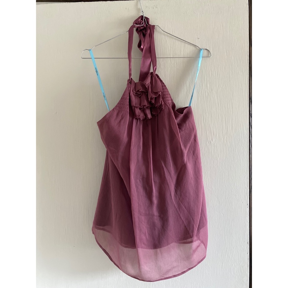 NWT. Guess by Marciano Lilac Ruffle Halter